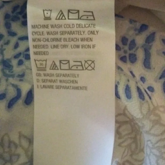 NWOT Belle by Kim Gravel Boho Top Size M - Picture 9 of 10